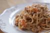 Spaghetti with Sausage and Tomato
